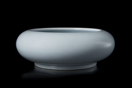 Lavapennelli a invetriatura claire-de-lune, marchio apocrifo KangxiCina,...