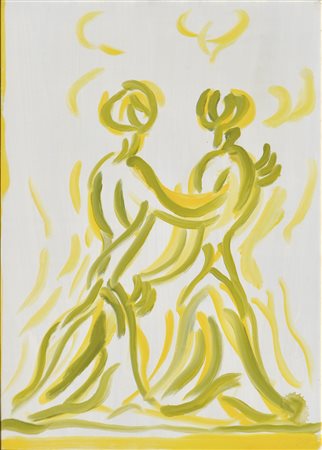 Virgilio Guidi (Rom/Roma 1891 – Venedig/Venezia 1984) Incontro, 1970;Olio su...