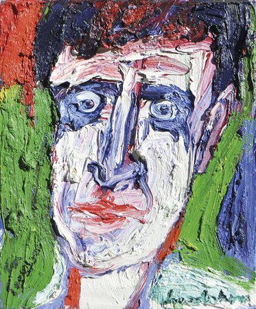 Bengt Lindström (Berg Municipality 1925 - 2008) Ritratto di uomo;Olio su...