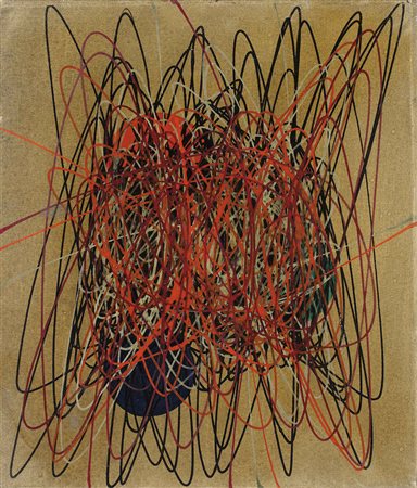 Roberto Crippa (Monza 1921 – Bresso 1972) Spirale, 1950-51;Olio su tela, 35 x...