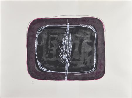 Lucio Fontana (Rosario di Santa Fè 1899 - Varese 1968) Concetto spaziale....