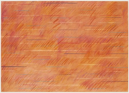 Carlo Battaglia (Maddalena 1933 – 2005) Senza titolo, 1972;Pastelli su carta...