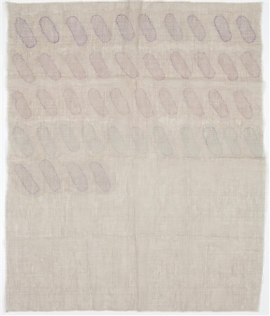 Giorgio Griffa (Turin/Torino 1936) Senza titolo, 1973;Acryl auf Leinwand, 117...