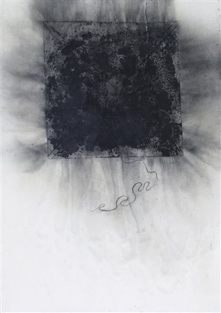 Giuseppe Spagnulo (1936 - 2016) Senza titolo, 1980;Tecnica mista su carta,...