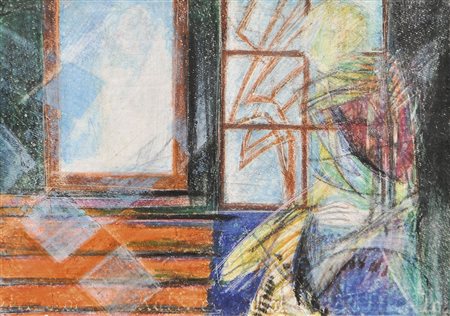 Luigi Senesi (Pergine Valsugana 1938 – Bologna 1978) Studio 2, 1967;Pastelli...