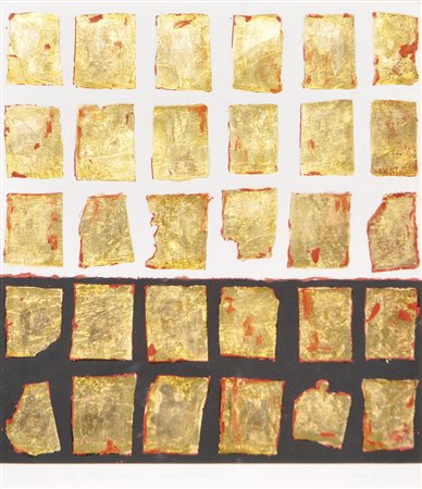Remo Bianco (Mailand/Milano 1922 – 1988) Tableaux dores;Tecnica mista e...