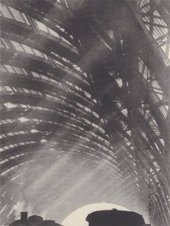 Enrico Pedrotti (Trient/Trento 1905 - Bozen/Bolzano 1965) La stazione...