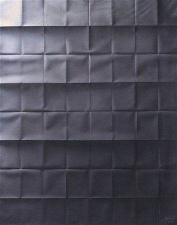 JORRIT TORNQUIST Graz 1938 Senza titolo, 1980 acrilico su tessuto cm. 87x68,...