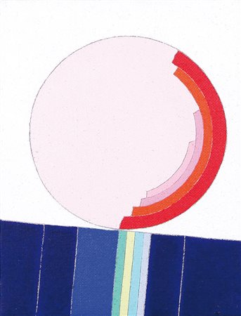 EUGENIO CARMI Genova 17/02/1920 Piccolo ossimoro, 2004 acrilici su tela cm....