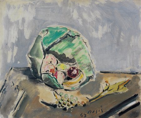 FILIPPO DE PISIS Ferrara 11/05/1896 - Milano 02/04/1956 Natura morta, 1947...