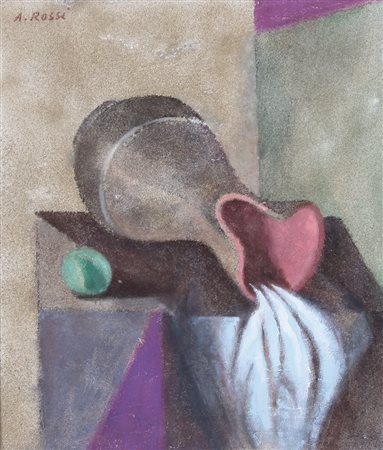 ATTILIO ROSSI Albairate (Mi) 25/03/1909 - Milano 1994 Acquario, 1987 olio su...