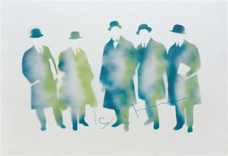 MARIO SCHIFANO Homs (Libia) 1934 - Roma 26/01/1998 Futurismo rivisitato,...