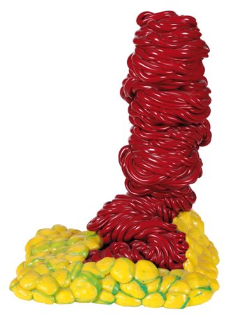 ALEX ANGI Cannes (Francia) 25/11/1965 Plastic jungle, 2002 scultura in scarti...