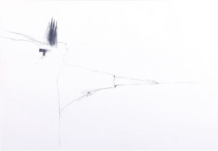 VETTOR PISANI Bari 14/06/1934 - 22/08/2011 Senza titolo, 1989 matita su carta...