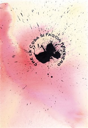 UGO CARREGA Pegli (GE) 17/08/1935 L'attualità del pensiero, 2009 acrilici su...