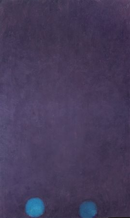 PAOLO IACCHETTI Milano 24/01/1953 Geografia, 1991 olio su tela cm. 71x42,...