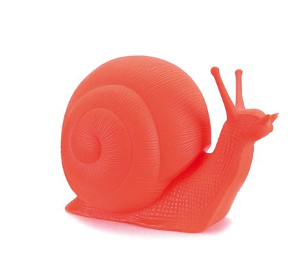 CRACKING ART Chiocciola multiplo in plastica arancia cm. 55x30x40, esemplare...