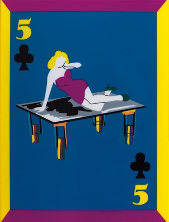 MARCO LODOLA Dorno (Pv) 04/04/1955 Carta da gioco lightbox (luminosa da...