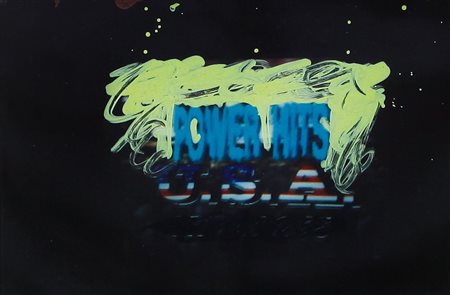 MARIO SCHIFANO Homs (Libia) 1934 - Roma 26/01/1998 Senza titolo, 1990-97...