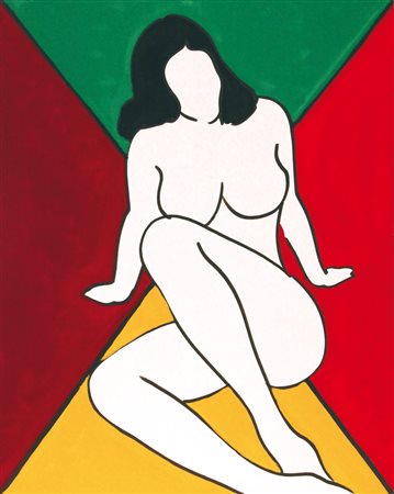 MARCO LODOLA Dorno (Pv) 04/04/1955 Pin up smalti su tela cm. 100x80, firma in...