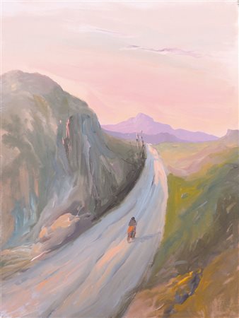 UBALDO BARTOLINI Montappone (Ap) 18/02/1944 In sul calar del sole, 1998 olio...