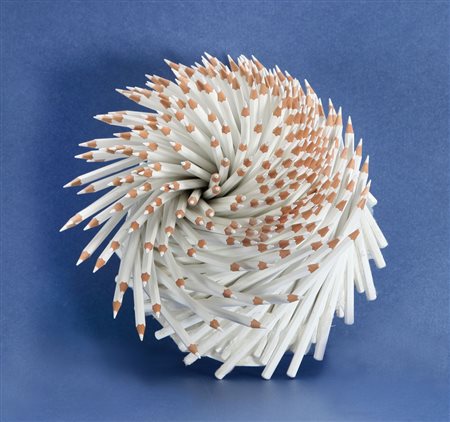 PAOLA PEZZI Brescia 1963 Matite bianche, 2003 assemblaggio di matite bianche...