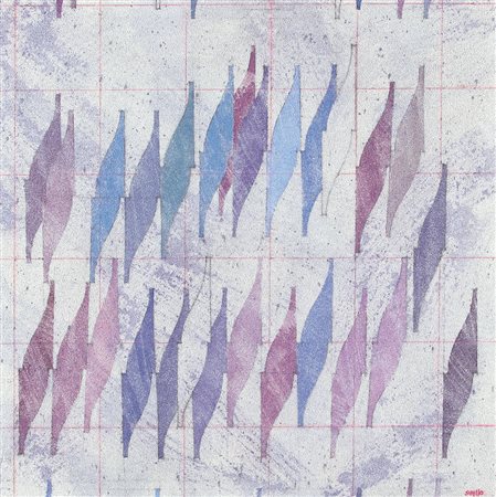 ENRICO SIRELLO Livorno 1930 - Livorno 26/02/2012 Murale su intonaco...