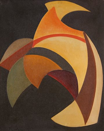 SALVATORE PROVINO Bagheria (Pa) 04/06/1943 Senza titolo, 1976 olio su tela...