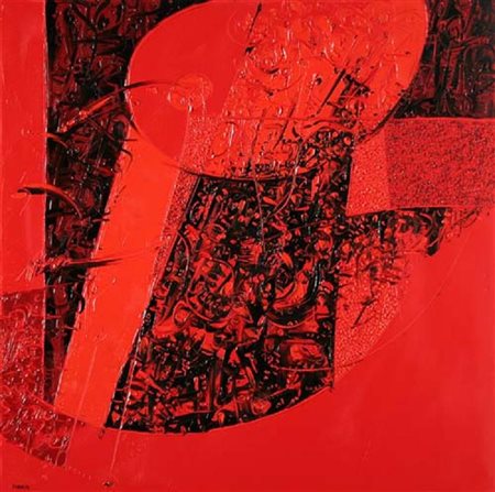 CAMILLO FRANCIA Casale Monferrato (Al) 1955 Senza titolo rosso, 2007 olio su...