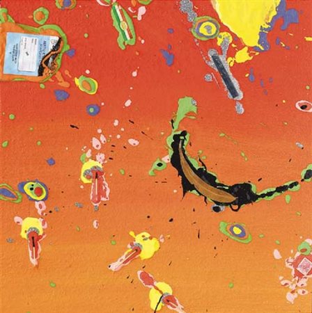 RENZO NUCARA Crema 1948 Resinfilm 231, 2006 resina, pigmenti e oggetti su...