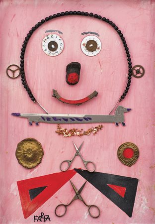 FARFA Trieste 10/12/1881 - Sanremo 1964 Senza titolo tecnica mista e...