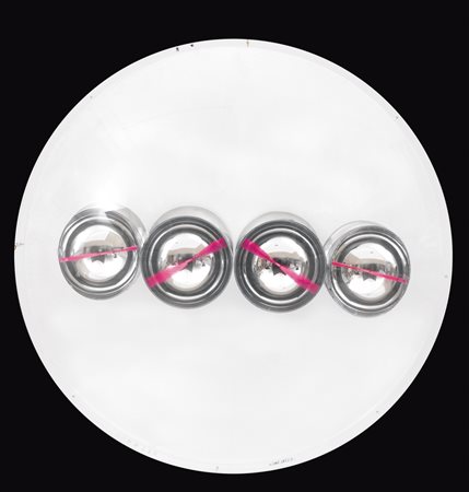 FRANCO COSTALONGA Venezia 1933 Doppia lente, 1969 assemblaggio di materie...