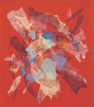 GIULIO TURCATO Mantova 16/03/1912 - Roma 22/01/1995 Collage collage su tela...