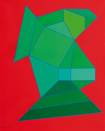 ACHILLE PERILLI Roma 28/01/1927 L'Abominevole, 2005 tecnica mista su tela cm....