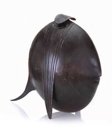 GIUSEPPE MARANIELLO Napoli 1945 Rebis, 2002 scultura in bronzo cm. 16x27x30,...