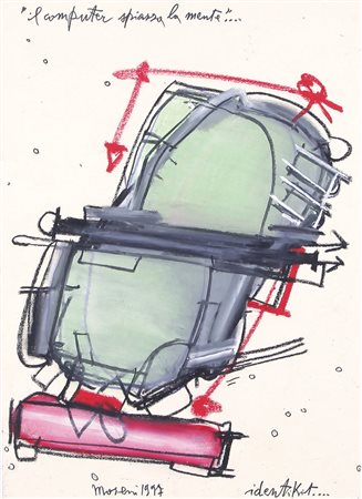 MATTIA MORENI Pavia 12/11/1920 - Brisighella 1999 Il computer spiazza la...