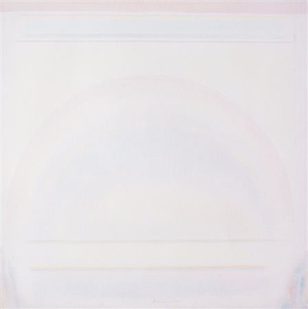 RICCARDO GUARNERI Firenze 12/09/1933 Arco di cerchio rosso, 2008 acrilici su...