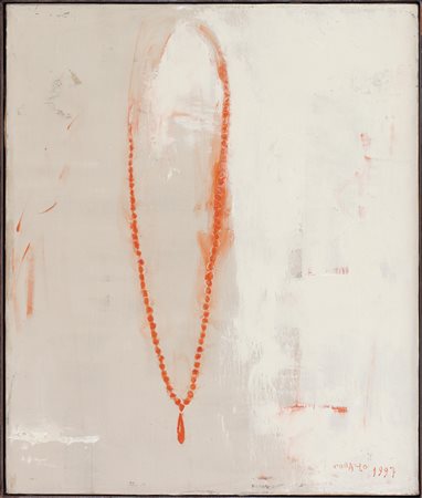 PIERO PIZZI CANNELLA Roma 1955 Corallo, 1997 olio su tela cm. 60x50,5; firma...