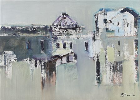 LIDO BETTARINI Sesto Fiorentino 1938 Paesaggio olio su tela cm. 50x70, firma...