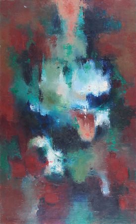 DINO LANARO Malo (VI) 1909 - Milano 1998 Il muschio, 1959 olio su tela cm....