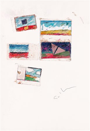 MARIO SCHIFANO Homs (Libia) 1934 - Roma 26/01/1998 Senza titolo, 1973-78...