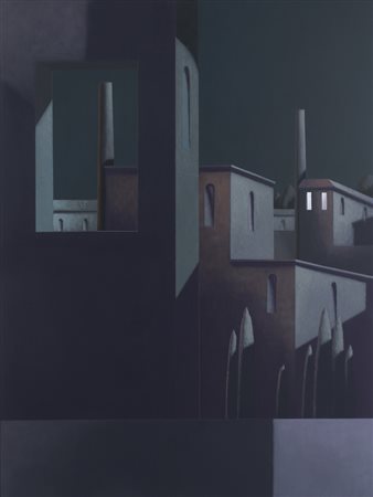 ENRICO LOMBARDI Meldola (Forlì) 1958 Il desiderio della Luna, 2003 acrilico...