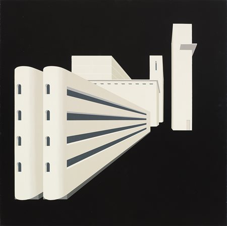 PAOLO FIORENTINO Roma 1965 Missione marte, 2006 tecnica mista su tela cm....