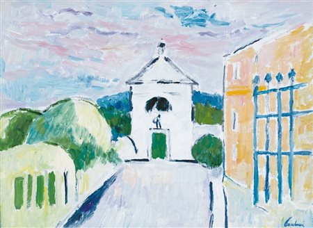 ENRICO PAULUCCI Genova 03/10/1901 - Torino 22/08/1999 Chiesa di campagna,...