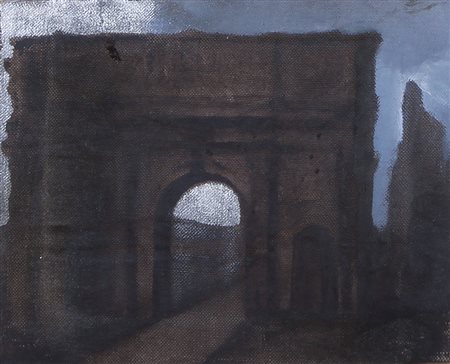 LUCA PIGNATELLI Milano 22/06/1962 Arco, 2004 olio su tela di copertura di...