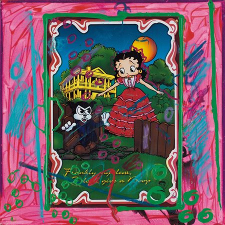 ENRICO MANERA Asmara (Etiopia) 04/04/1947 Betty Boop, 1981 smalti e collage...