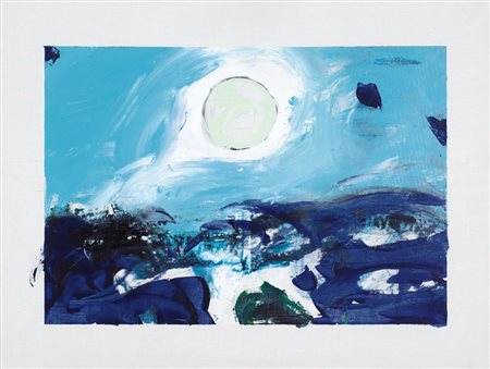 MARIO SCHIFANO Homs (Libia) 1934 - Roma 26/01/1998 Di giorno, 1996 smalto su...