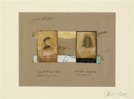 CLAUDIO COSTA Tirana (Albania) 22/06/1942 - Genova 1995 Senza titolo, 1979...