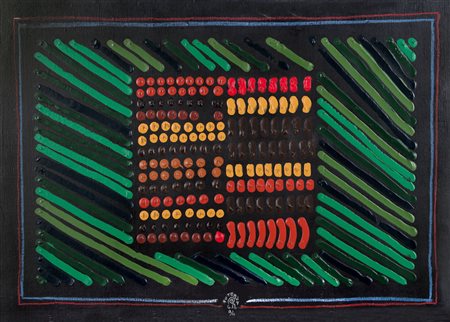 GIANMARIA POTENZA Venezia 09/12/1936 Libro, 1994 acrilici su tela cm. 50x70,...