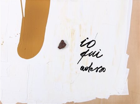 UGO CARREGA Pegli (GE) 17/08/1935 Io qui adesso, 1997 tecnica mista e...